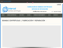 Tablet Screenshot of bombas-intercal.com